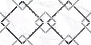 Плитка облицовочная Azori Pamir Decor 315х630х8,3мм белый 1уп=1,79м2 (9шт)