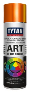 Краска аэрозольная флуоресцентная Tytan Professional Art of the colour 400мл оранжевая 20564