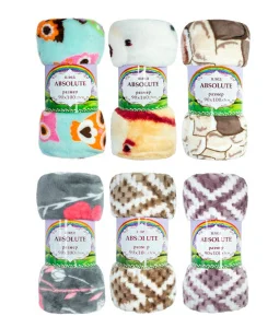 Плед Texrepublic фланель детскийTF FN печатн. 90x100см Ассорти