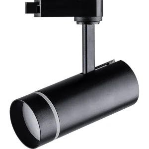 Светильник трековый светодиодный на шинопровод 20W, 1800 Lm, 4000К, черный, 80 градусов, AL106, сери