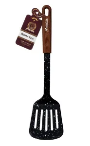 Лопатка с отверстиями нейлоновая, резиновая ручка, 32 см MARMITON /144/12