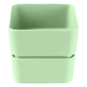 Кашпо д/цветов пласт. "Фиори" 0,45л мята КШ-0519 (La Decoro) *1