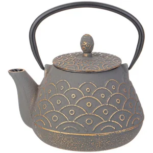 Заварочный Чайник Чугунный С Эмалированным Покрытием Внутри 1000 Мл (Кор=8Шт.)