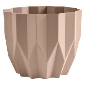 Кашпо д/цветов пласт. "Геометрия" 5,8л фраппе КШ-5819 (La Decoro) *1