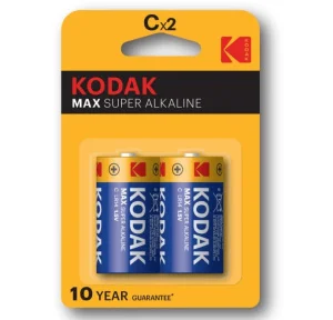 Элемент питания алкал. Сх2 LR14/343 BL2 (упак 2шт) MAX (Kodak) *1