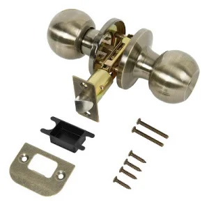 Ручка-защелка PUNTO DK672/BL AB-BK 49497 с фиксатором бронза