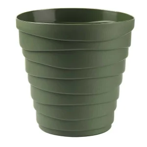 Кашпо д/цветов пласт. "Бархан" 7,5л тёплая хвоя КШ-3036 (La Decoro) *1