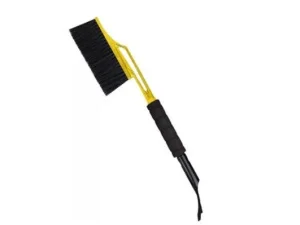 Щетка автомобильная со съемным скребком 58 см 'Spin&Clean Techno' желтый (ПР)