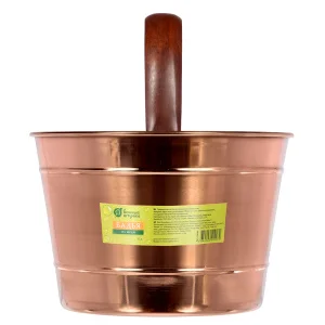 Бадья из меди 4 л "Банные штучки" *1/4