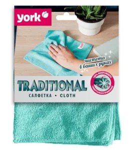 Салфетка из микрофибры традиционная 30х30см York Y026100 *1