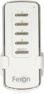 Выключатель дистанционный TM74 230V 1000W 4-х канальный с пультом управления 30м 23263 
(Feron) *1