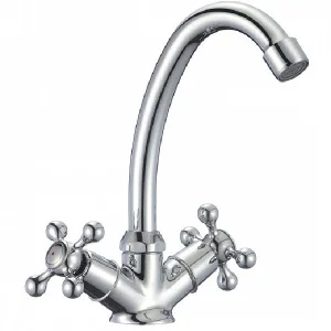 Смеситель для раковины двуручный Milardo Duplex DUPSB00M01