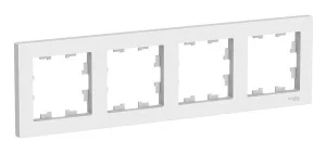 Рамка 4-м AtlasDesign белая ATN000104 Systeme Electric