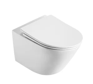 Унитаз подвесной D&K Rhein.Bach DT1476516 безободковый торнадо белый