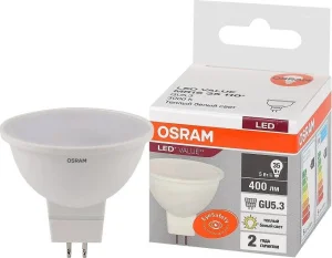 Лампа светодиодная LVMR1635 5SW/830 230V GU5.3 10X1 RU OSRAM