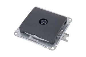 Розетка TV "Glossa" 1дБ механизм антрацит SE GSL000791