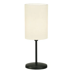 Светильник настольный UML-B308 E14 BLACK/BEIGE декоративный под лампу Е14, 40W. Механический выключатель. Черный/Бежевый. ТМ Uniel