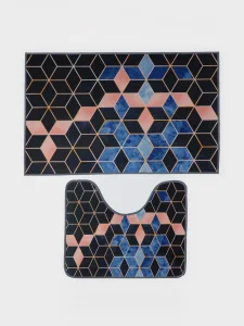 Набор ковриков для ванны и туалета 2шт 50х80, 40х50см Бурлеск 5411412