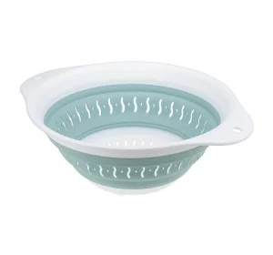 Дуршлаг ФЛЕКС складной Морская волна 295x240x105 мм 2,2 л