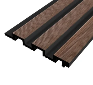 Панель 3D стеновая из полимера ультравысокой плотности 4 UHD 01/130L Сосна Янтарная 3м 130х15мм