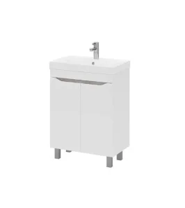 Тумба напольная VOLNA Lake 60.2D tnLAKE60.2D-01 2 двери с раковиной Lake 60