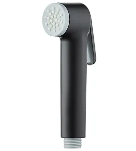 Лейка д/гигиен.душа с клавишей регулировки воды черная S460.01.06 (Splenka) *1