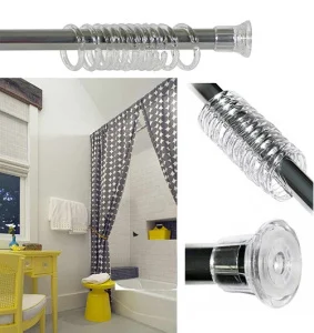 Карниз для ванной телескопический Aqua-Prime 120-210см металлик