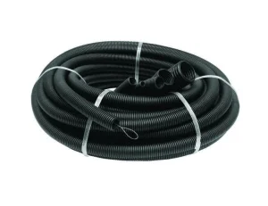 Труба гофрированная ПВХ D20мм легкая с протяжкой черная (уп.20м) Ruvinil 22001 *1