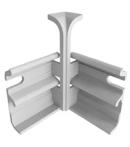 Угол внутренний 001 Белый 80мм Комфорт Классик Софт