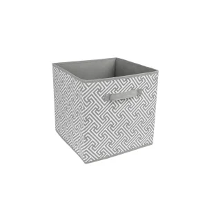 Короб-кубик для хранения "Орнамент", Д300 Ш300 В300, серый *1
