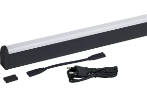 Светильник линейный LLED-01-08W-4000-B 8Вт 4000K L574мм с выключателем черный Б0065575 (Эра) *1/20