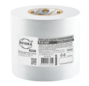 Лента для защиты термоизоляции 75мм*50м Aviora Proffi New /24 302-158