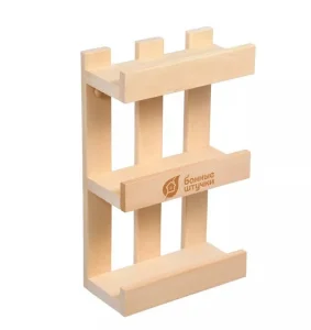 Полочка для мелочей, 18х9х30 см, липа "Банные штучки" 34306 *1/4