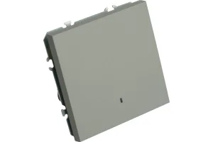 Выключатель 1-кл "Эмили" c индикатором (механизм) 250В 10А платиново-серый soft touch RSW10-5101-10