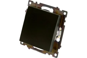 Выключатель 1-кл "Катрин" (механизм) 250В 10А графит GLS10-7103-06 Stekker *1