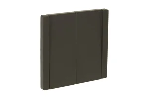 Выключатель 2-кл СП "Forte&Plano" 10А FP305 сер. IEK FP-V20-0-10-1-K03