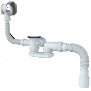 Сифон д/ванны с выпуском и переливом 1 1/2"х40/50 S102 (Unicorn) *1/25