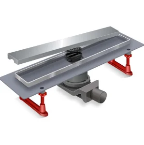 Желоб с фланцем 70х500мм с вращающимся фланцем на 360° ZSt.1121.5002 *1/4