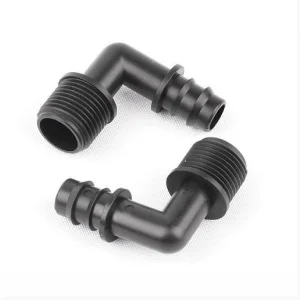 Уголок для капельной трубки d-16 мм внешняя резьба 1/2 (2 шт) Н0365 *1