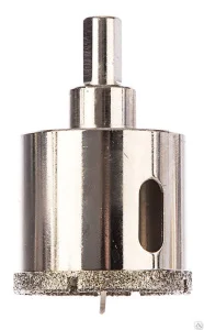 Коронка алмазная по керамограниту и керамике с центрирующим сверлом 50мм Rennbohr 676250