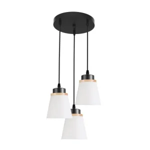 Люстра 30136/3BK WT+WD ЭкономСвет