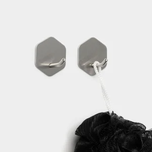 Набор крючков "Классика" (упак 2 шт) метал. на липучке, шестиугольник 10629919 (Stölz) *1