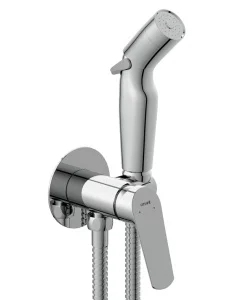 Смеситель с гигиеническим душем однорычажный встраиваемый Cersanit Flavis 64104