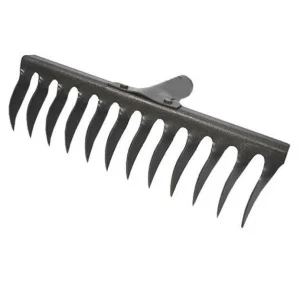 Грабли 12-зубые витые  рельсовая сталь 'Урожайная сотка' б/ч R106-12t