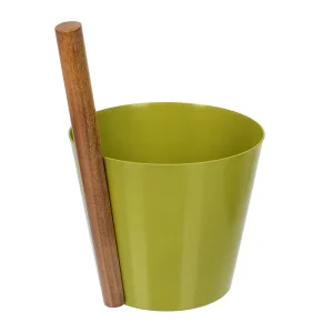 Бадья из алюминия 5 л, оливковая "Банные штучки"*1/4