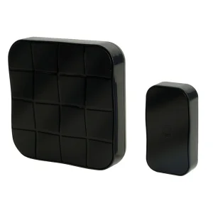 Звонок электрический E-378 дверной, 10 мелодий, черный 51431 (Feron) *1