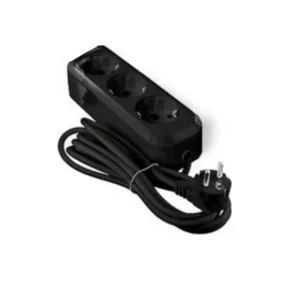 Удлинитель 3х2м с/зазем 16А IP20 Е-303 ПВС 3х1 АБС-пластик черн. 2180 (UNIVersal) *1