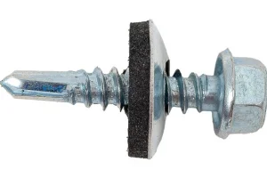 Саморез для крепления кровли, сверло, цинк 5,5х25 уп. - 3 шт. SteelRex