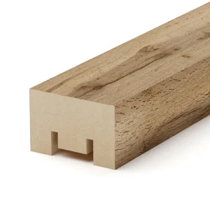 Рейка интерьерная МДФ Stella Милана Light Пекан 2700х30х20мм