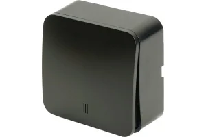 Выключатель 1-кл "София" ОП с индикатором 250В 10А IP20 черный матовый MSW10-11-20-05 Stekker *1